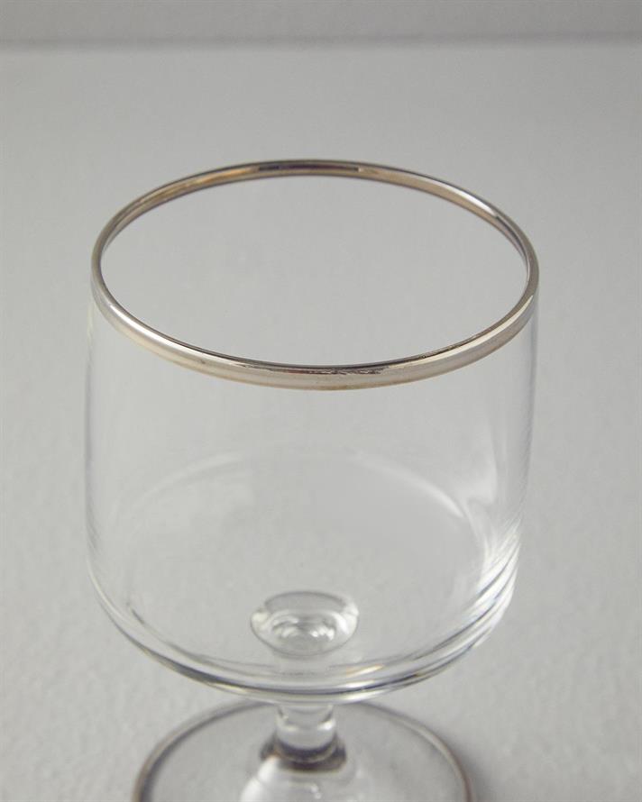 Set 3 Pahare pentru apă, Andrea, sticlă, 300 ml, argintiu