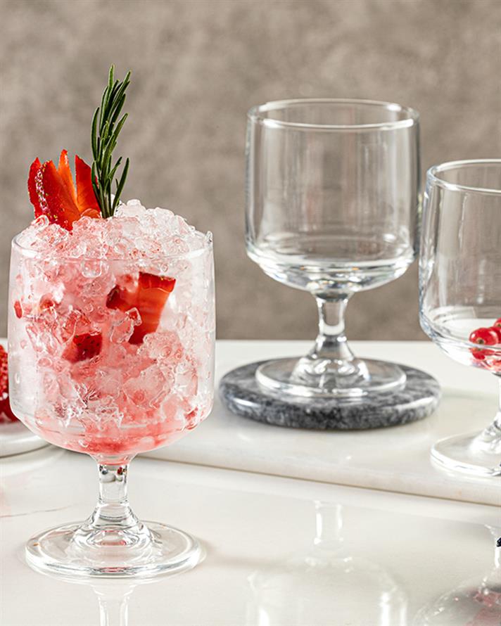 Set 3 Pahare pentru apă, Basic, sticlă, 300 ml, transparent