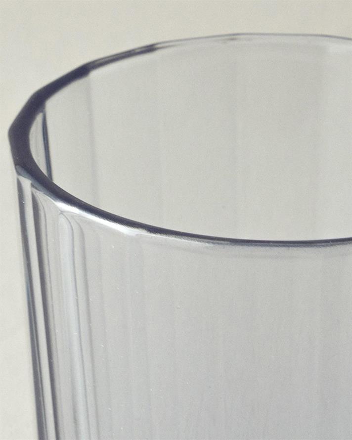 Set 3 Pahare pentru băuturi răcoritoare, Vivid, sticlă, 345 ml, bleumarin