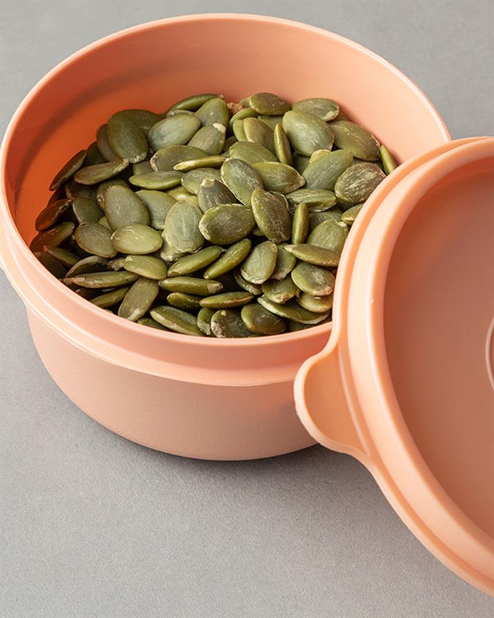 Lock Me Mini Plastic 4 Set Storage Box 250 ml Red