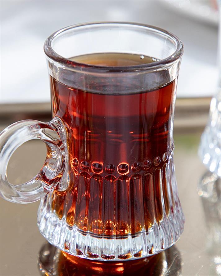 Set 4 Pahare de ceai, Marvin, sticlă, 170 ml, transparent