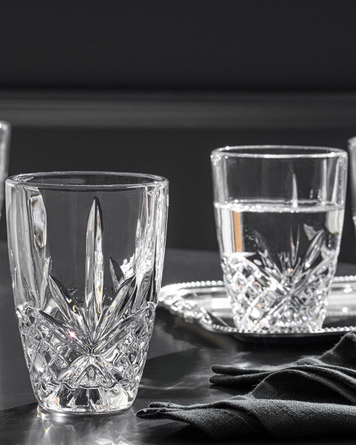 Set 4 Pahare pentru apă, Cosmic, sticlă, 140 ml, transparent