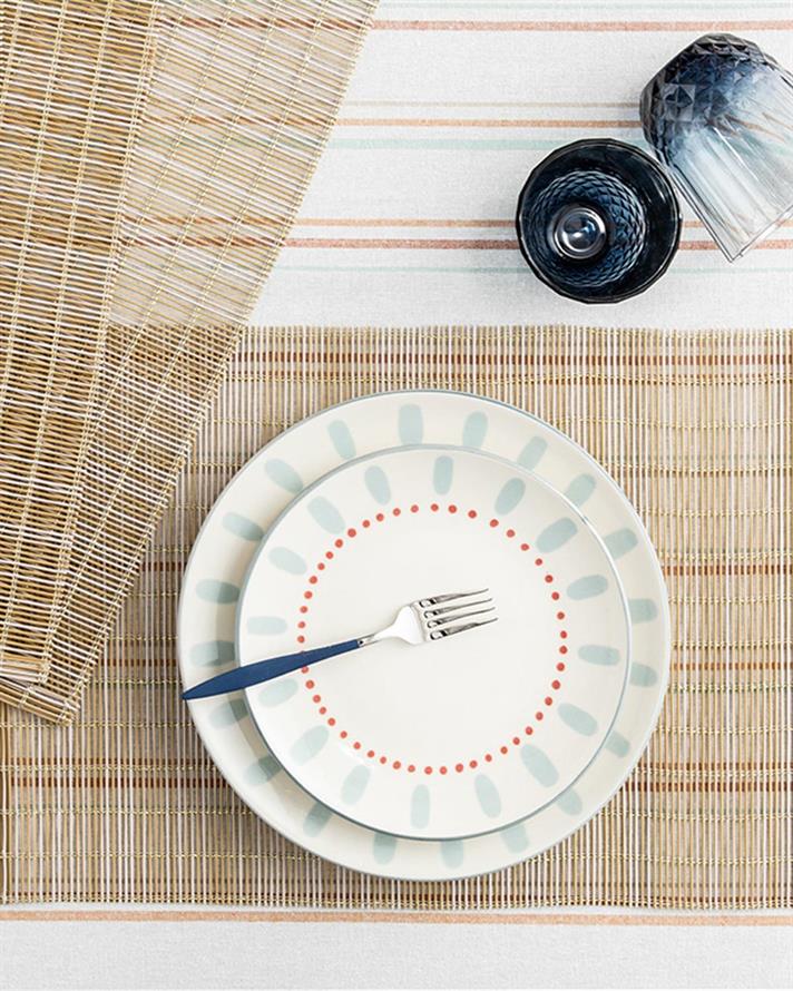 Lorea Polyethylene 4 Set Place Mat 30x45 cm Gold