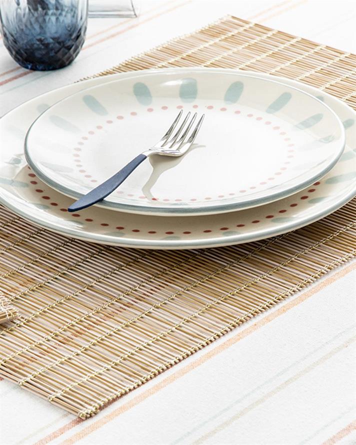 Lorea Polyethylene 4 Set Place Mat 30x45 cm Gold