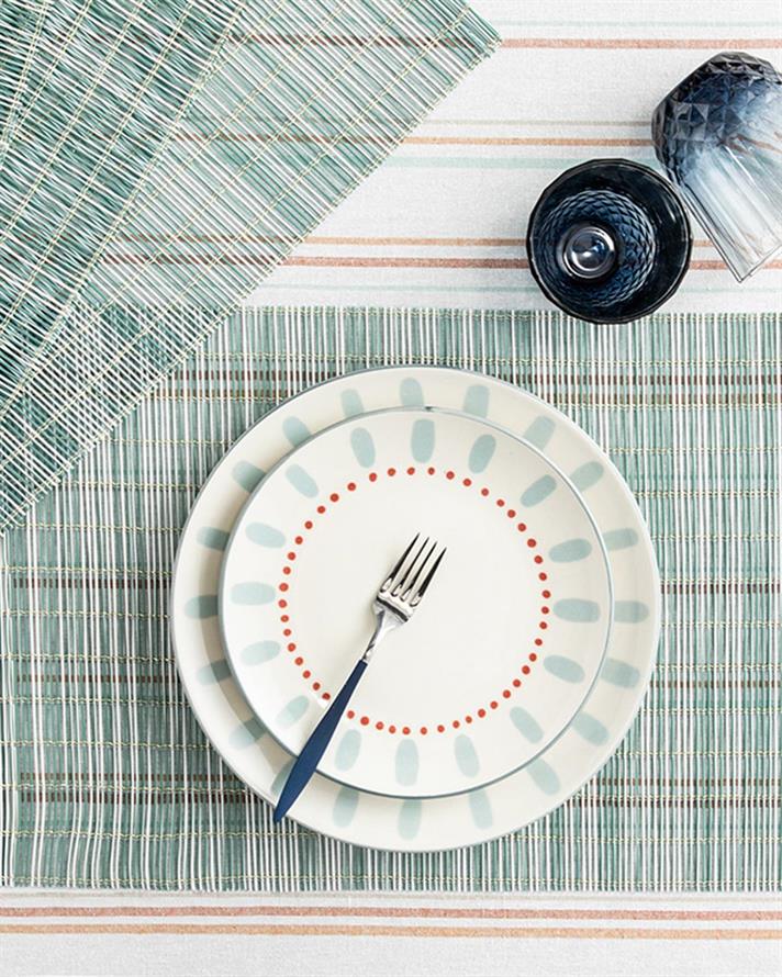 Lorea Polyethylene 4 Set Place Mat 30x45 cm Blue