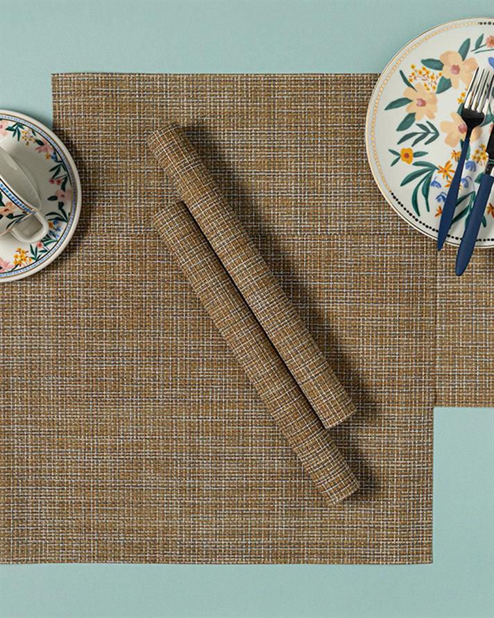 Murano PVC 4 Set Place Mat 30x45 cm Brown