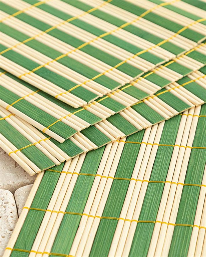 Pring Bamboo 4 Set Place Mat 45x30 cm Green