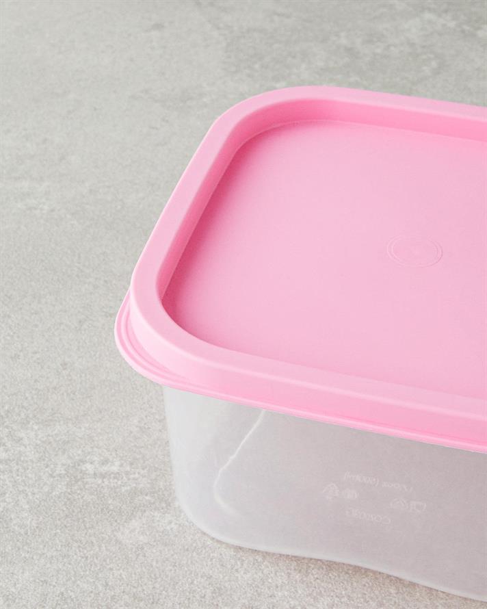 Keep Me Plastic 5 Piese Recipient Depozitare 16 cm Roz