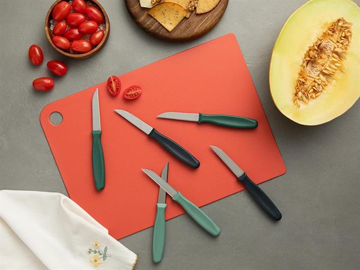 Easy Cut Steel 6 Set Knife 16 cm Green