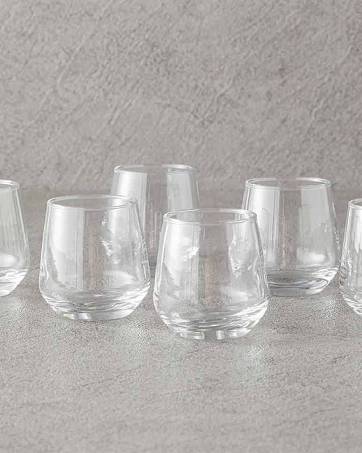 Set 6 pahare, Paul, sticlă, 95 ml, transparent
