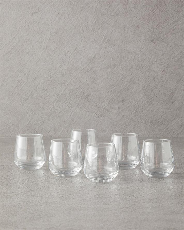 Set 6 pahare, Paul, sticlă, 95 ml, transparent