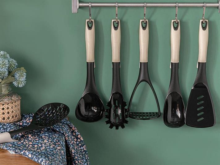 Murano Plastic 6 Set Service Set 30 cm Beige