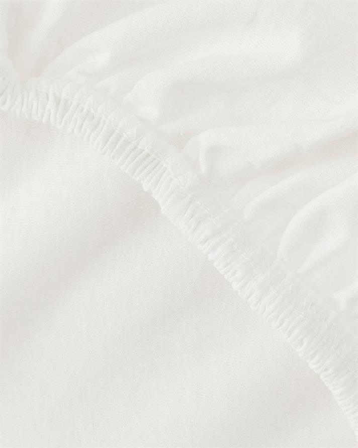 Set cearceaf elastic și față de pernă, pentru o persoană, Straight, bumbac, 100x200 cm/ 50x70 cm, alb