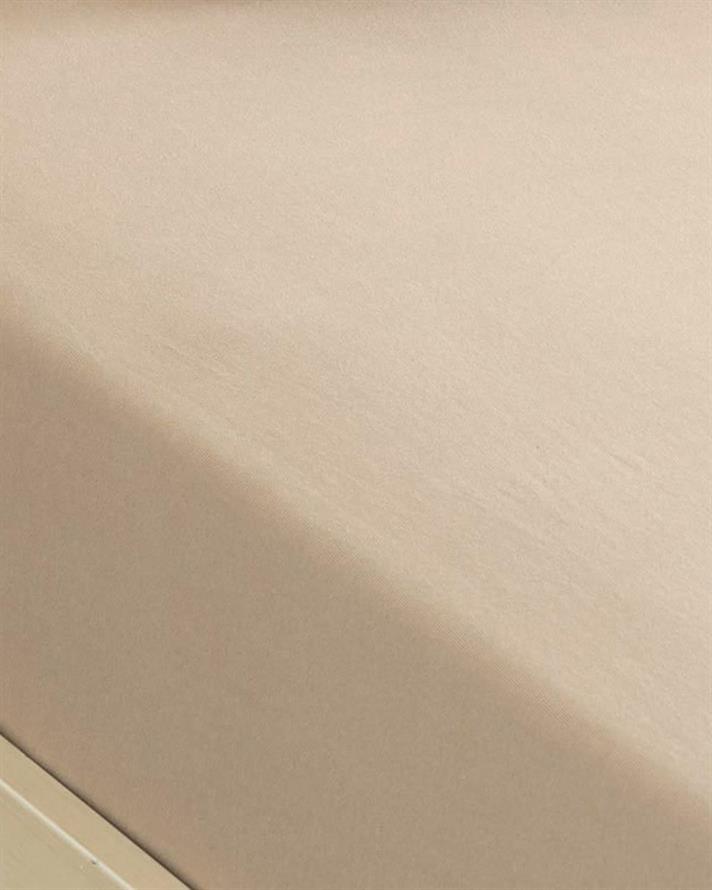 Set cearceaf elastic și fețe de pernă, pat dublu, Straight, bumbac, 160x200 cm/ 50x70 cm, maro