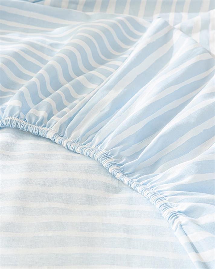 Set complet lenjerie pentru pătuț bebe, Eskimo, 160x220 cm, bumbac, bleu
