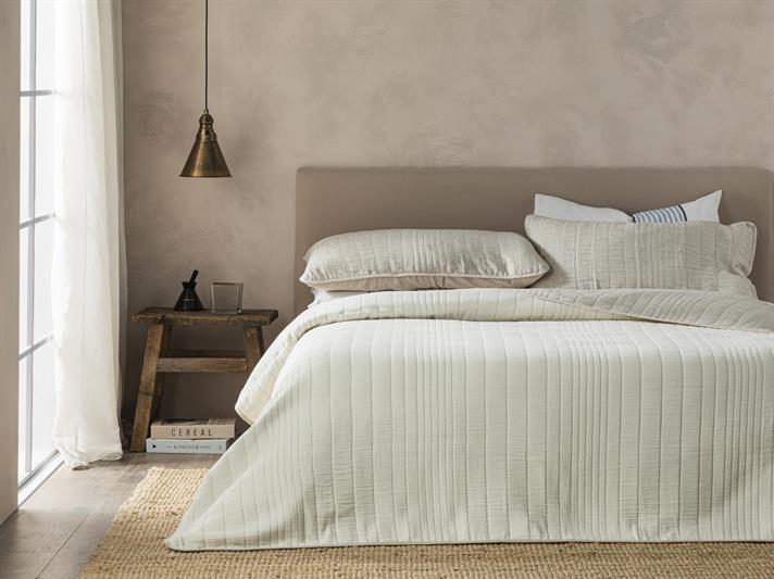 Set cuvertură pat cu față de pernă, pentru o persoană, Cosy Rectangles, bumbac-poliester, 160x240 cm, antracit