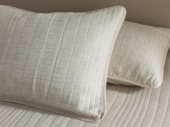 Set cuvertură pat cu față de pernă, pentru o persoană, Cosy Rectangles, bumbac-poliester, 160x240 cm, antracit