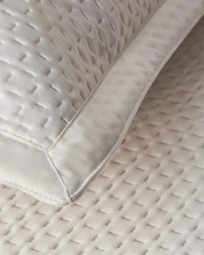 Sisilla  Satin Persoană Dublă Set De Cuvertură De Pat 240*260 Cm Crema Usoara