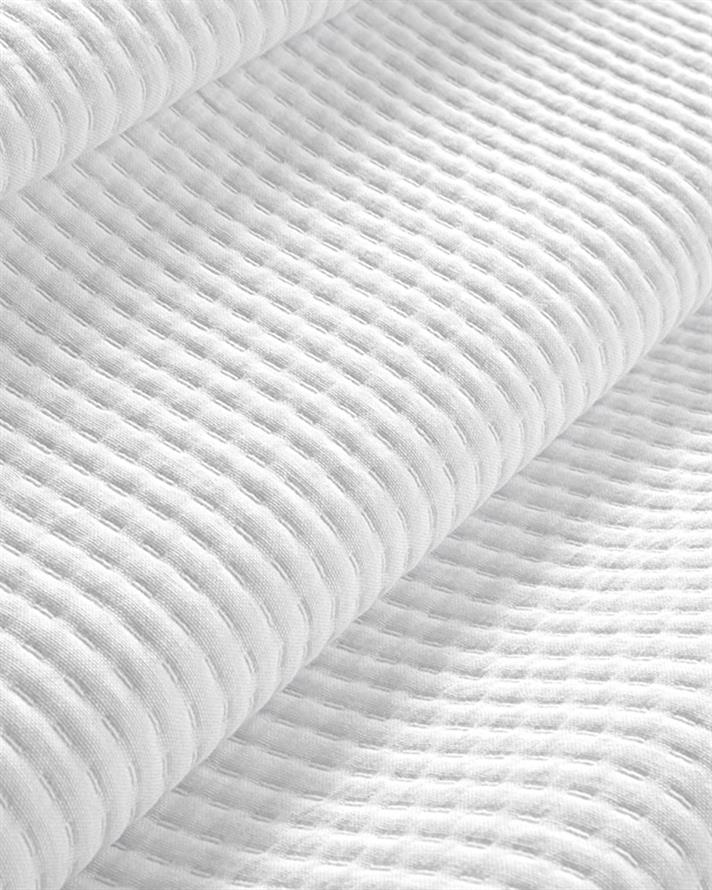 Set cuvertură pat cu fețe de pernă, King size, Luxury, bumbac, 240x260 cm, alb