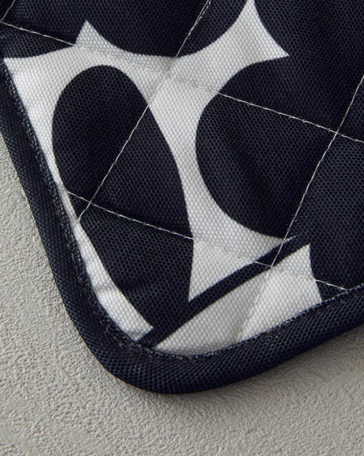 Poliester 2 set  SET DE BUCĂTĂRIE Negru.