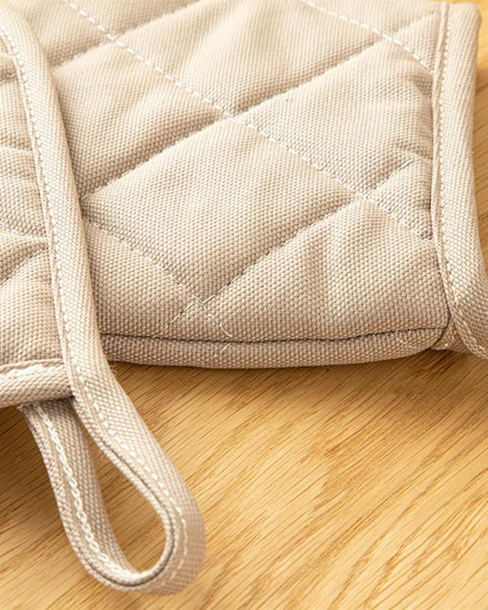 Alas Cotton 2 Set Kitchen Set 17x27 cm+18x18 cm Beige
