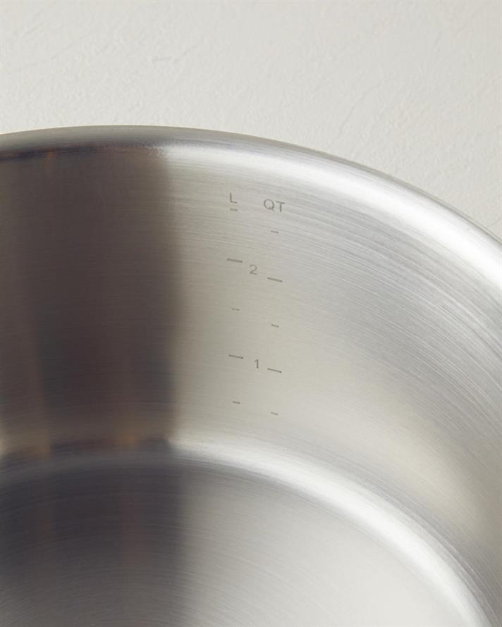 Oțel Inoxidabil 7 Piese Set Vase De Bucătărie Silver