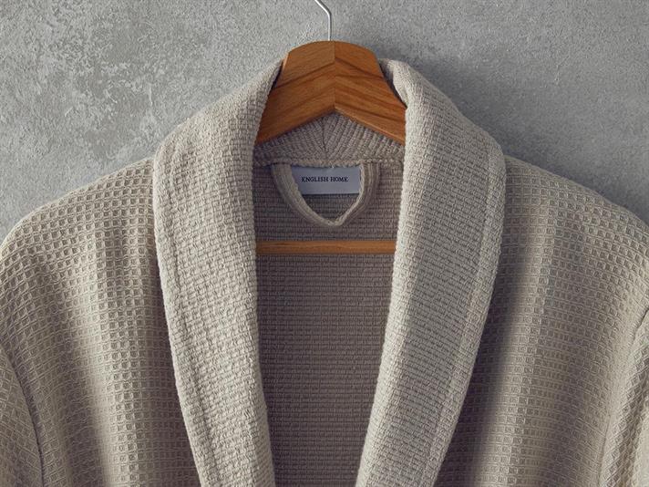 Set Halat De Baie Cu Prosop, Como, Microbumbac, S-M /50x90 Cm, Bej