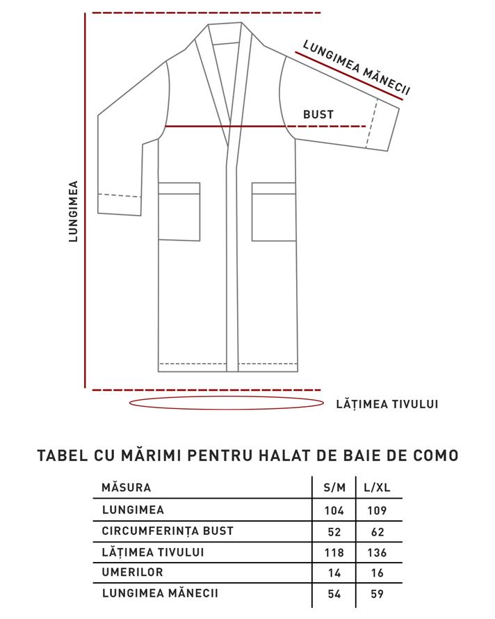Set Halat De Baie Cu Prosop, Como, Microbumbac, L-XL/50x90 Cm, Alb