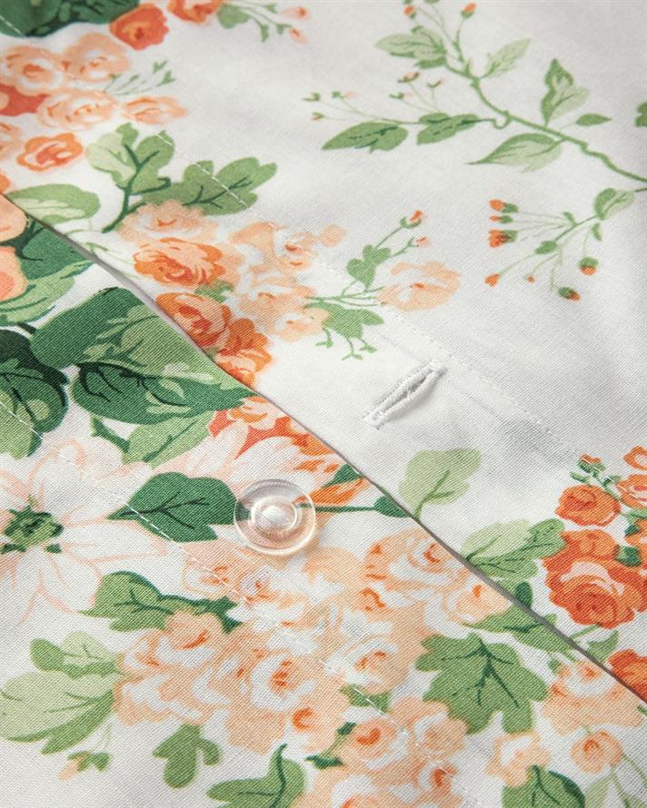 Set husa de pilota cu 2 fete de perna, King Size, Mystic Rose, bumbac, 240x220 cm/50x70 cm, portocaliu