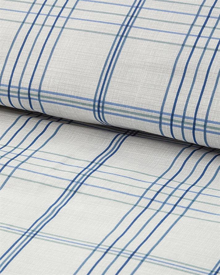 Set husa de pilota cu o fata de perna pentru o persoana, Balmoral, bumbac-poliester, 160x220 cm/50x70 cm, bleu