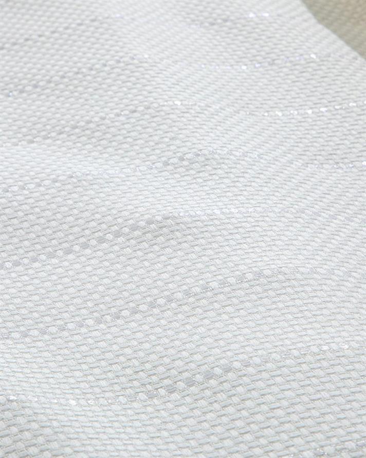 Set pătură subțire cu fețe de pernă, pentru două persoane, Lucent, bumbac-viscoză-poliester, 200x220 cm, alb perlat