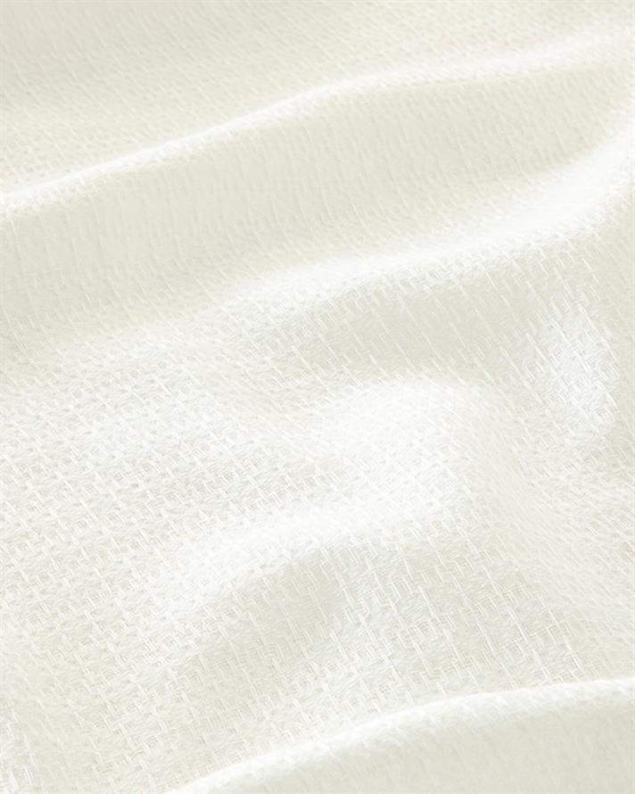 Set pătură subțire cu fețe de pernă, pentru două persoane, Genesis, bumbac-viscoză-poliester, 200x220 cm, alb