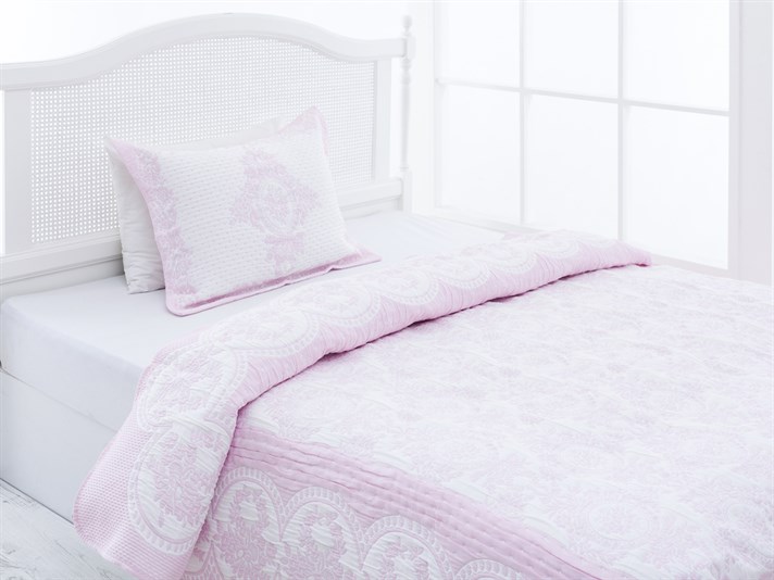 Sezonul vintage  Cover Pentru o persoana  SET CUVERTURĂ DE PAT 180x240 cm Roz