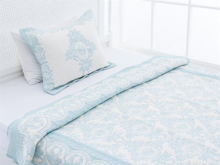 Sezonul vintage  Cover Pentru o persoana  SET CUVERTURĂ DE PAT 180x240 cm Seledon,