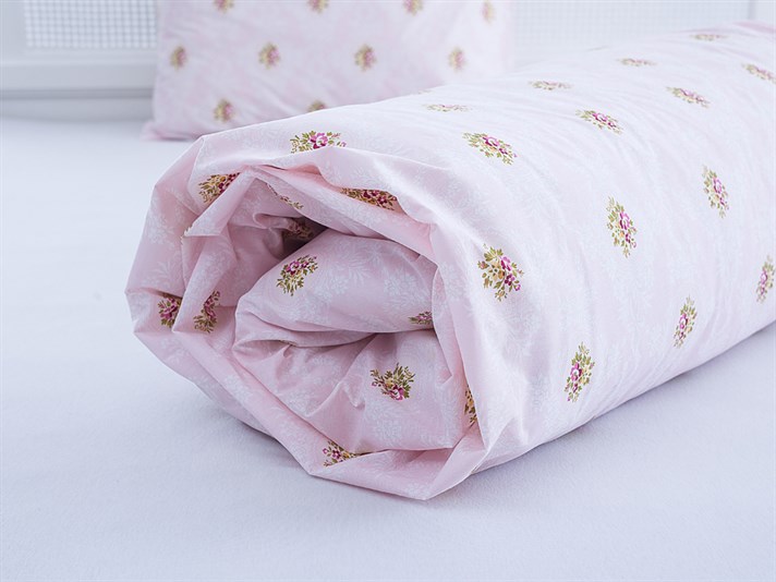 Sezonul vintage Cu Bumbac Single Lenjerie De Pat 160x220 cm Roz