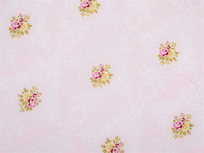 Sezonul vintage Cu Bumbac Double Lenjerie De Pat 200x220 cm Roz