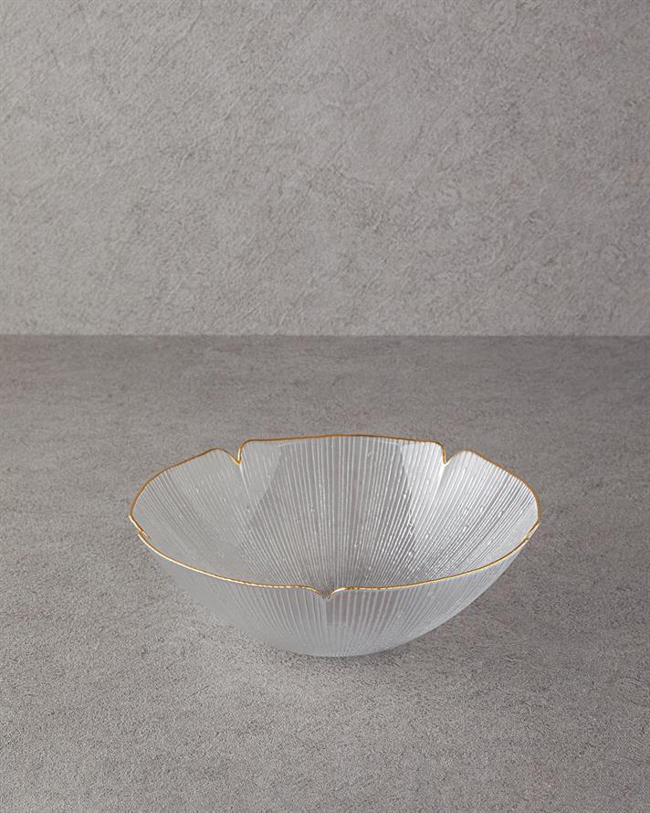 Siana Sticlă Bol 25 cm Gold