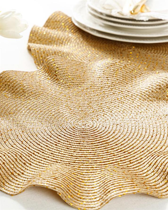 Sienna PP 2 Set Place Mat 38 cm Gold
