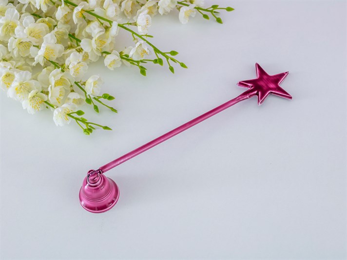 Symbol Porcelain Finish Candle Snuffer 30 cm Pink