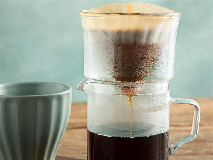 Simple Elegance Borosilicate 3 cups Coffee Pot 400 ml Transparent