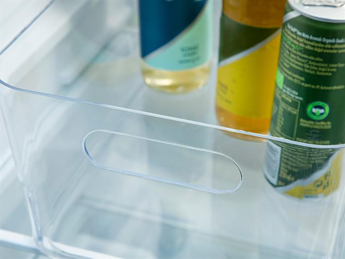 Simple Plastic Kitchen Organizer 7 L Transparent
