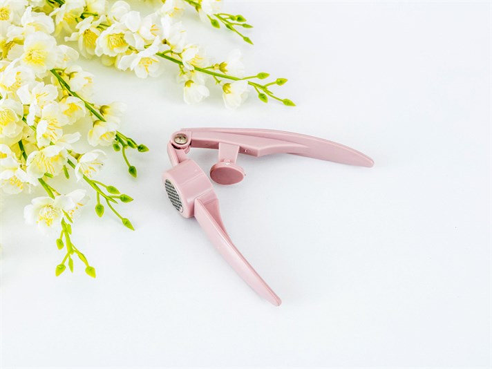 singuratic Plastic Presă Usturoi 16x5x3,5 cm Roz
