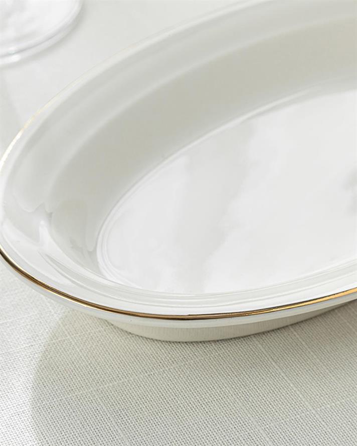 Sirius Porcelain Platter 20 cm Gold