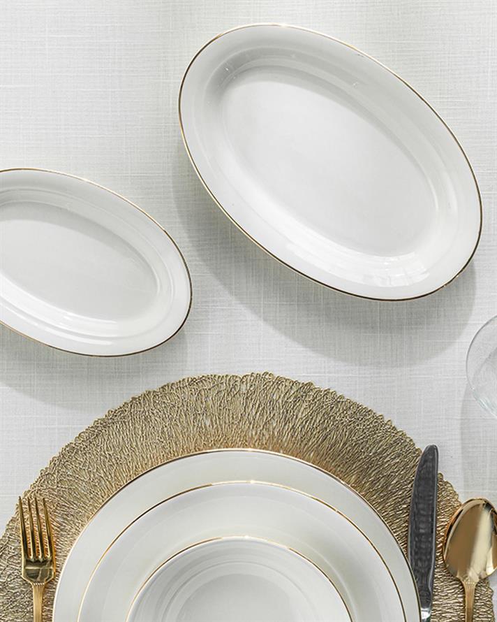 Sirius Porcelain Platter 20 cm Gold