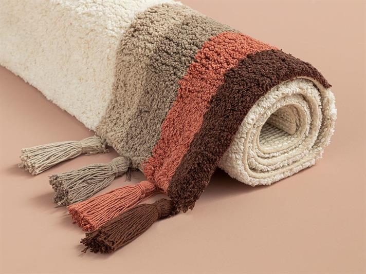 Slope Covoraș De Baie, Bumbac, 60*90 Cm, Roz-Verde