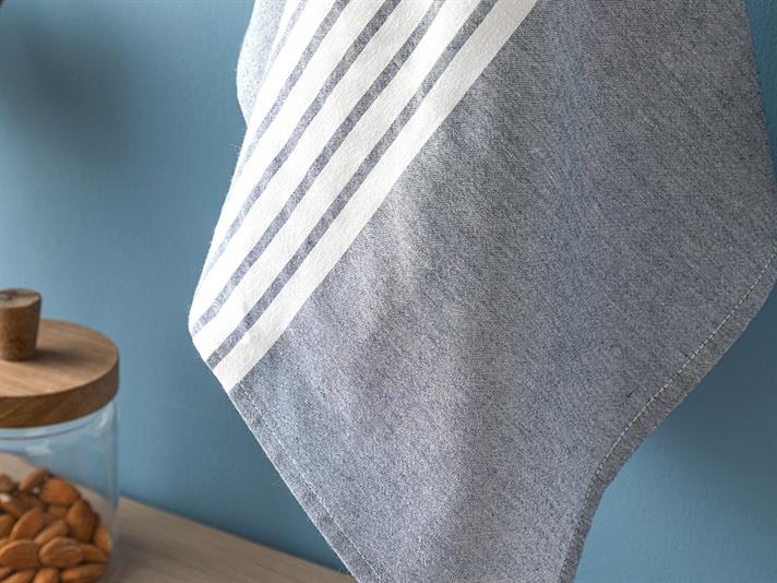 Slowtide Cotton Polyester Drying Cloth 40x60 cm Navy Blue