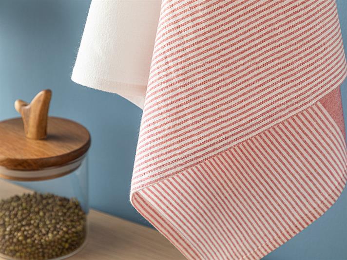 Slowtides Cotton Polyester Drying Cloth 40x60 cm Red