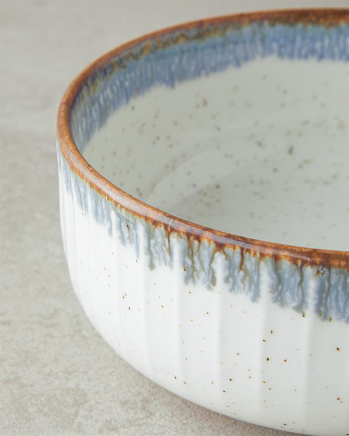 Bol, Snacky, portelan, 13 cm, bleu