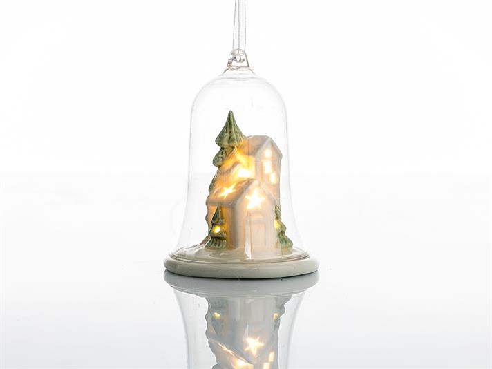 Snowland Stoneware Accessory With Hanger Cream