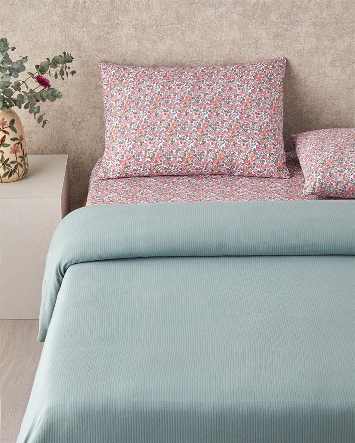 Floret Bloom Soft Double Set Pătură De Vară 200x220 cm Roz